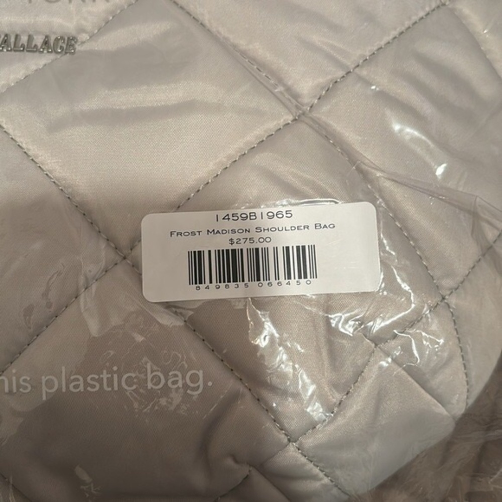 MZ Wallace Quilted Madison Shoulder Bag Frost - Picture 3 of 9